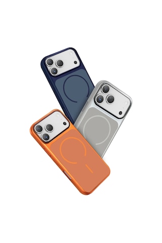 Joko Apple iPhone Uyumlu 17 Pro Max Rush Magsafe Kapak - Turuncu