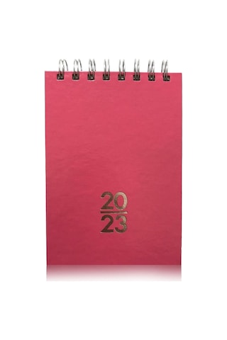 2023 Bloknot Günlük Ajanda 12x17 Pembe