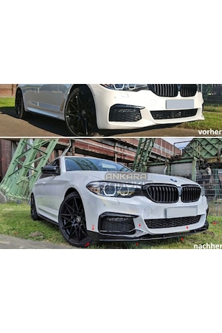 G30 M Sport Ön Lip - Plastik - Parlak Siyah