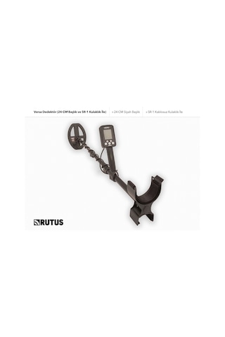 Rutus Versa Dedektör Sr-1 Kablosuz Kulaklık Ve 24cm Dd Başlık İle