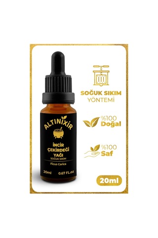 Incir Çekirdeği Yağı Soğuk Sıkım 20ml 20 ML