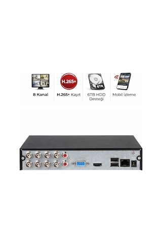Xvr1b08ı-t Wizsense 8 Kanal Dvr Güvenlik Kamera Kayıt Cihazı