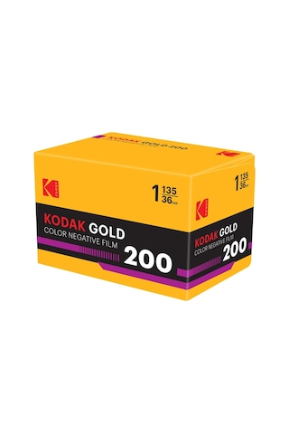 1 Gold200 35mm 36 Poz Renkli Negatif Analog Fotoğraf Filmi 135 Iso 200 Gün Işığı Retro 1980s Standart