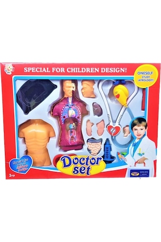 Anatomi İnsan Vücudu Doktor Oyun Seti 18 Parça