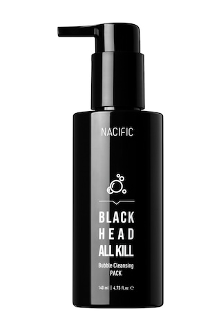 NACIFIC Blackhead All Kill Bubble Cleansing Pack 140 ml , Siyah Nokta ve Gözenek Arındırıcı Köpük Maske
