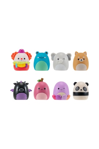 Squish-a-longs 8 Figür + Yüzük Set Seri 1 Al0082