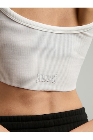Everlast Ever Relaxed Rib Beyaz Kadın Atlet Büstiyer Beyaz