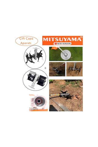 Mitsuyama KOBA002 Paletli Çapa + Akrep Çapa - 26MM 9 Diş Çift Çapa Aparatı