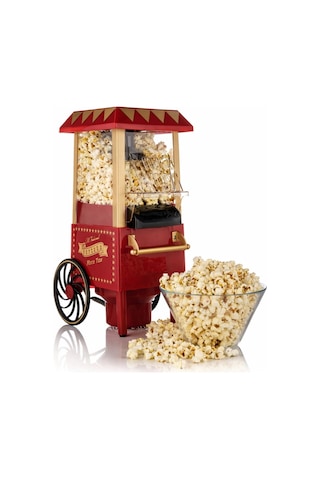 Polygold PG-618 1200 W Retro Mısır Patlatma Makinesi