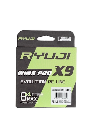 Ryuji Win-x Pro 9b Dark Green 150m İp Misina 0,18mm 0,18mm