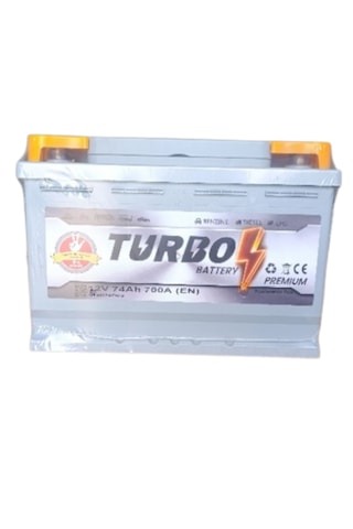 Turbo 74 Ah. 72 Amper Uyumlu 600a En 3 Yıl Petlas li Üretim Tarihi: 2026