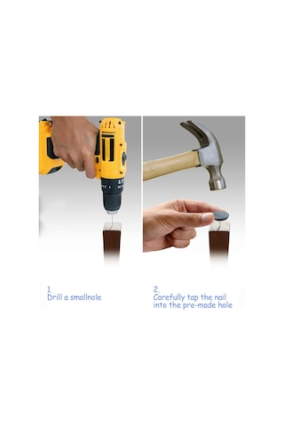 Çivili Premium Sandalye Ayakları - Mobilyalar İçin Çizilmez - 24'lü Paket - Sandalye Ayak Koruyucuları - Zemin Koruyucuları - 24'lü Paket - 2 Diğer