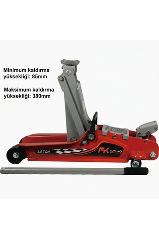 Friko 2.5 Ton Düşük Profil Hidrolik Kriko 3 Ton Sehpa Set