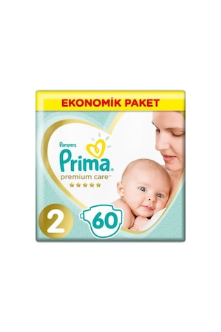 Prima Bebek Bezi Premium Care 2 Beden Ekonomik Paket 4 x 60 240 Adet 4'lü