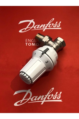 Danfoss Termostatik Radyatör Vanası 1/2'' Köşe Tip Sıvı Sensörlü