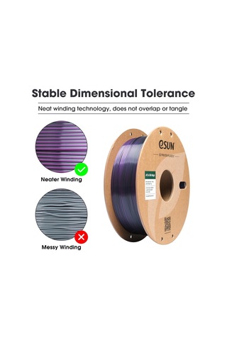 Esun Epla-silk Magic Filament Siyah-mor - Urhanshop Gönderimli