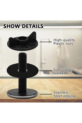 Yaleker 304 Paslanmaz Çelik Mutfak Lavabo Delik Kapakları, 12-43mm Delikler İçin, Sulama Önleyici, Dekoratif Ve Dayanıklı, 4 Adet Set Gümüş