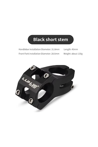 Lunje Bisiklet Gidon Boğazı 31.8mm Siyah