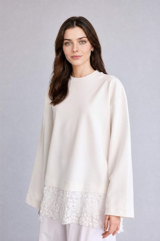 Defacto Loose Fıt Uzun Kollu Ecru Tunik H4443ax26sper105 Ekru-er105