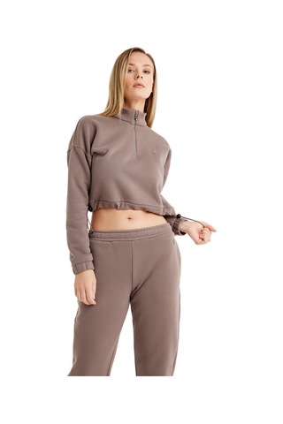 Kadın Sweatshirt 60462 - Vizon Vizon