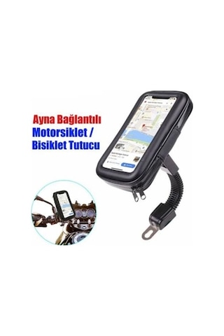 Motorsiklet Su Geçirmez Telefon Kılıfı Telefon Tutucu 7 İnç Xl - 9013845505082ynt