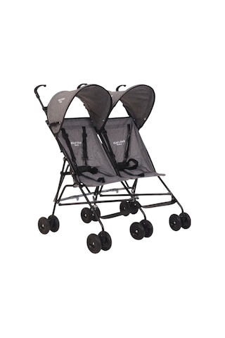 İkiz Bebek Arabası Pratik Baston