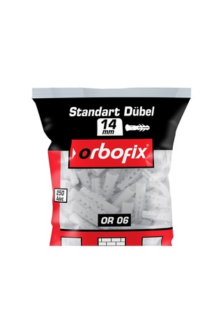 Plastik Dübel Beyaz 14mm 250 Adet
