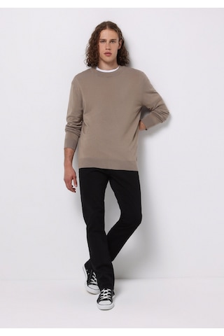 Colin's Colins Regular Fit Yuvarlak Yaka Jakarlı Erkek Bej Kazak Cl1076884 Q1.v1 Beı Bej