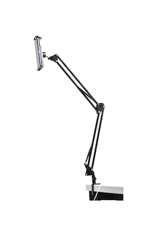 Masaüstü Ev Ofis Telefon Tablet Tutucu 360 Dönen Ayarlanır 2'li Teleskopik Uzun 73 Boyun Dizaynı