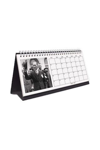 Çift Taraflı 2027 Atatürk Fotoğraflı Takvim, Aylık Planlayıcı Takvim, Büyük Ebat Masa Takvimi Kraft