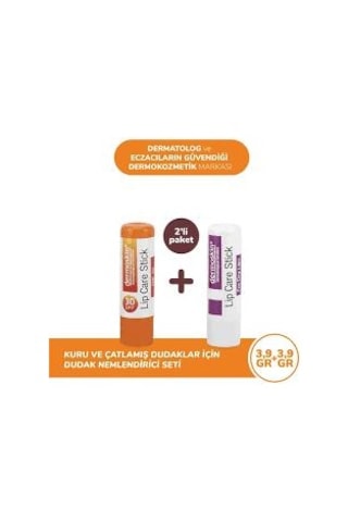 Dermoskin Dudak Nemlendirici Stick Spf30 - 2'li Kofre