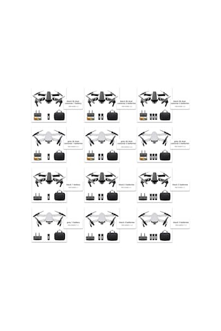 Samdoo S62 Mini Katlanabilir Drone: Hız Kontrolü, Kafa Yok Modu, Tek Tıklamayla Kalkış İniş, Siyah Kamera Yok, Gömülü Batarya, Depolama Çantası