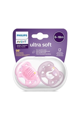 Philips Avent Ultra Soft Yumuşak 2li Emzik 6-18 Ay - Scf223/02