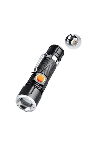 P50 Led Şarjlı Mıknatıslı Usb El Feneri