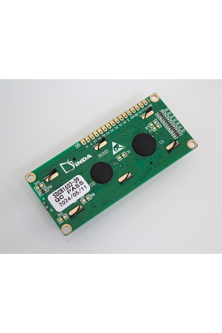 16×2 LCD Ekran 1602 HD44780 -Arduino/Endüstriyel Panel STN Yeşil Arka Işıksız SDCB1602-09 5V
