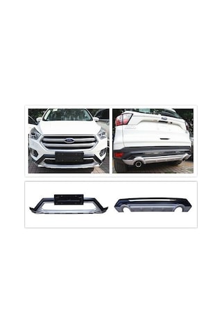 Ford Kuga 2016 2018 Ön ve Arka Tampon Koruma Difüzör
