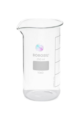 Borosil Uzun Form Cam Beher 250 ML