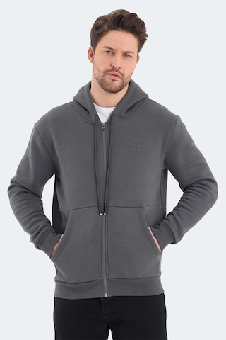 Slazenger Vonda 2 Li Set Erkek Sweatshırt Siyah - Koyu Gri