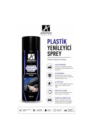 Aerotech Plastik Yenileyici Sprey 500 Ml