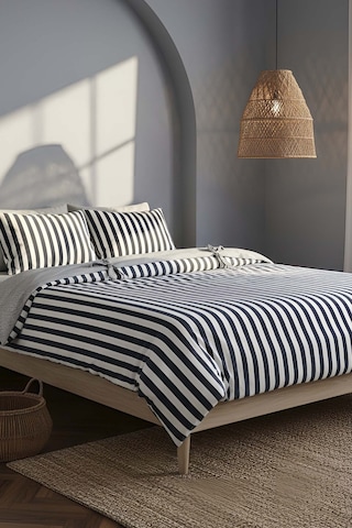 My Sleep Harbor Çift Kişilik %100 Pamuklu Nevresim Takımı 4 Parça Çok Renkli
