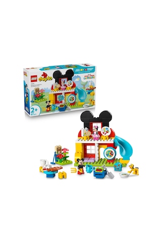 LEGO® DUPLO®│Disney Minnie ve Pluto ile Mickey’nin Kulüp Evi 10465 -2 Yaş ve Üzeri Çocuklar için Yaratıcı Oyuncak Yapım Seti (87P)
