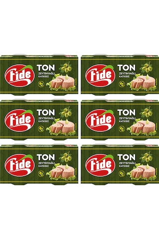 Fide Zeytinyağlı Ton Balığı 12 x 160 G Fide Zeytinyağlı Ton Balığı 12 x 160 G