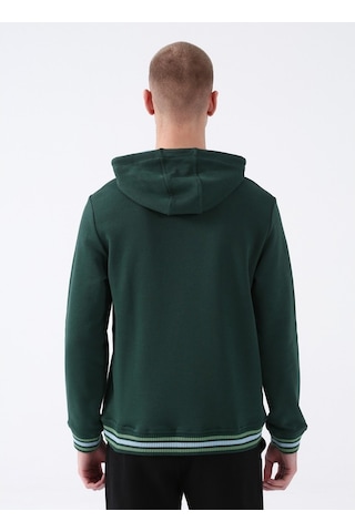 U.s. Polo Assn. Kapüşon Yaka Yeşil Erkek Sweatshirt Cıbut Yeşil