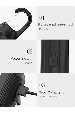 Gold Silver Şarjlı Ampul 10w Gs-790