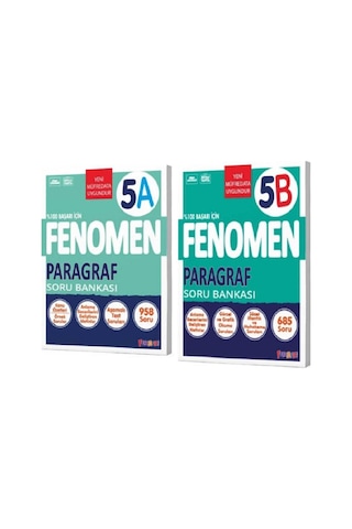 Fenomen Yayınları 5. Sınıf Paragraf Seti Fenomen Yayınları 5. Sınıf Paragraf Seti