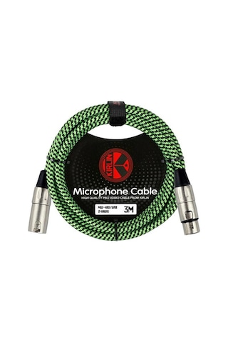Kırlın Mw-480 3 Metre Mikrofon Kablosu Grb Hs 24awg