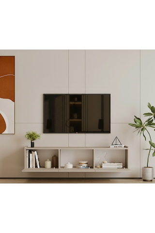 Hitit Tv Ünitesi 175 Cm 100% Mdf Kum Taşı