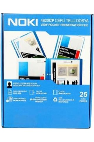 Noki 4820 Cepli Telli Dosya 25'li Paket