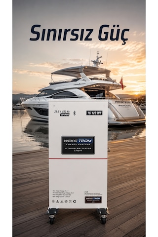 Wekstrom Energy 25,6v 630 Ah Lifepo₄ Lityum Demir Fosfat Batarya