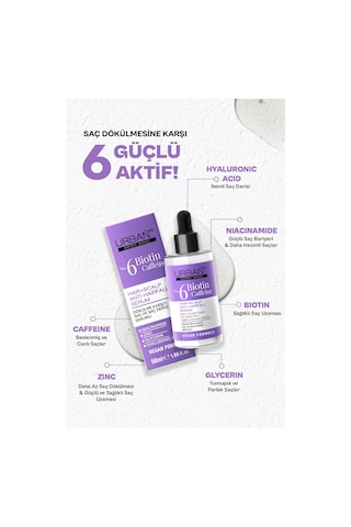 Expert No.6 Biotin Caffeine Dökülme Karşıtı Saç Bakım Serum Seti 2x50 Ml -vegan
